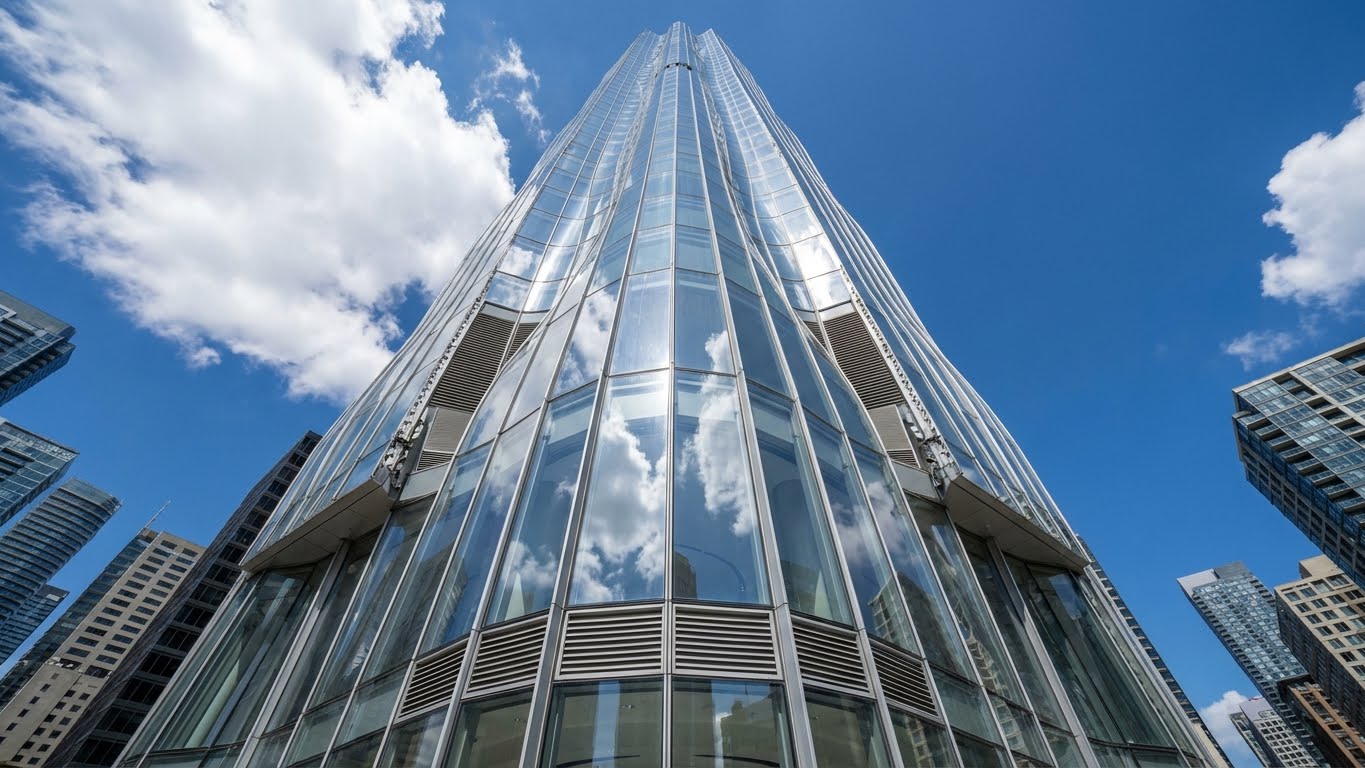 Futuristic Glass Facade Concept