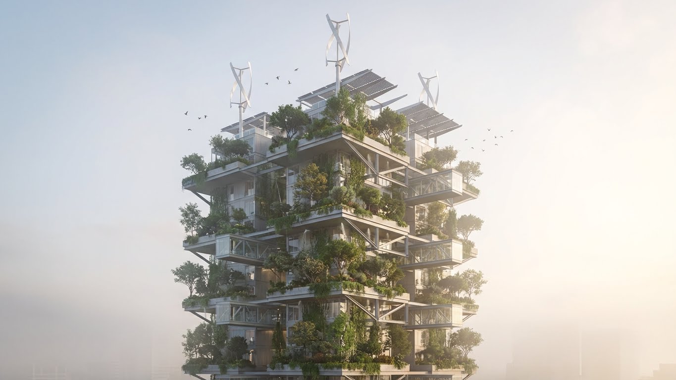 Sustainable Green Skyscraper