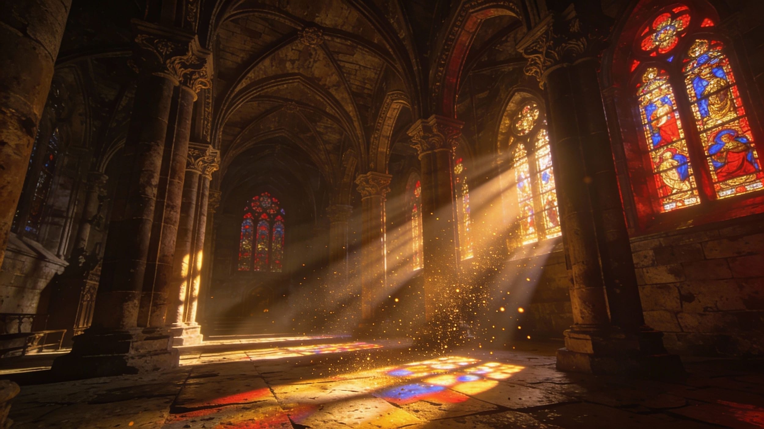 Gothic Cathedral Interior
