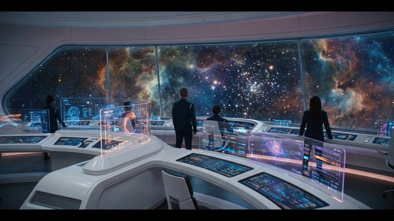 Sci-Fi Starship Bridge